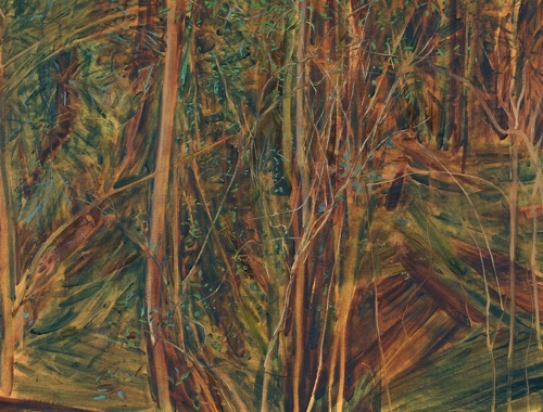 The Forest, 30" x 40" , oil on linen, 2007, private collection. The Forest, 30" x 40" , oil on linen, 2007, private collection.